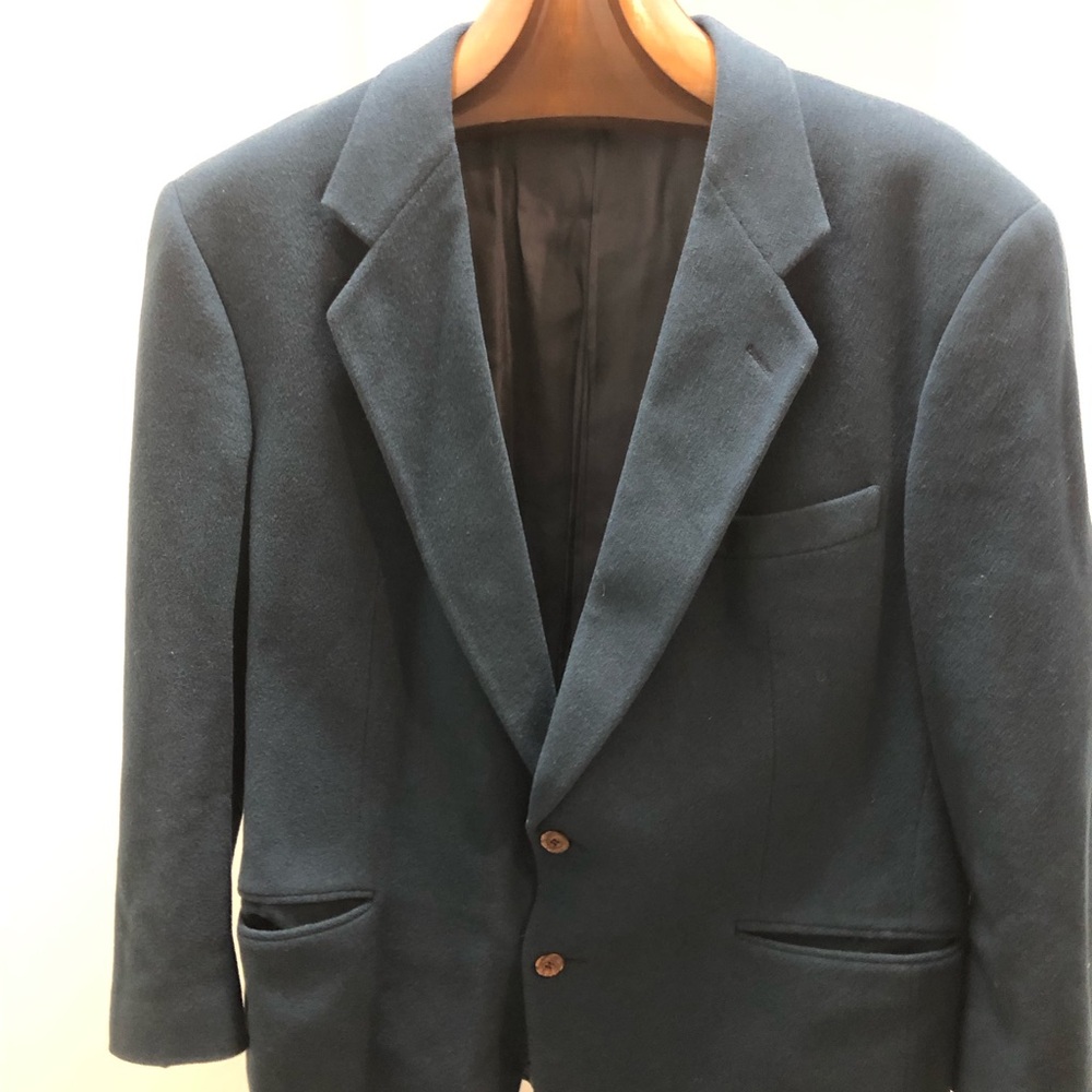 CAES Men's Teal Sport Coat - Notch Lapel